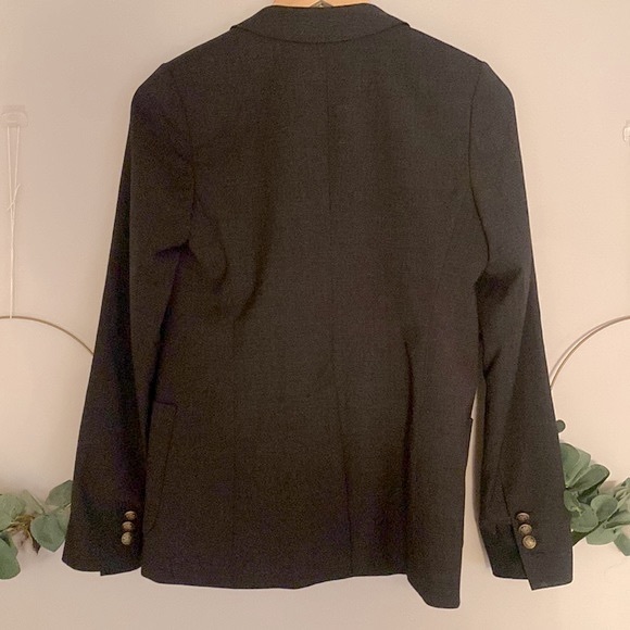 Blazer Aritzia Talula dark grey Shrunken Exeter blazer - Picture 3 of 16